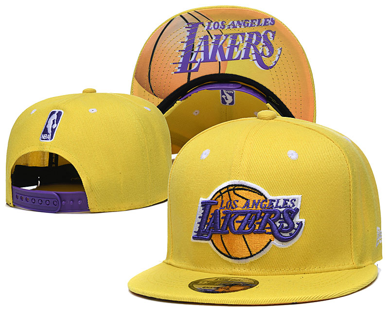NBA Los Angeles Lakers Stitched Snapback Hats 026